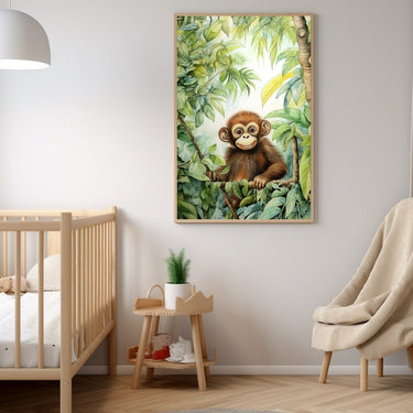Tableau Chambre Bébé Jungle